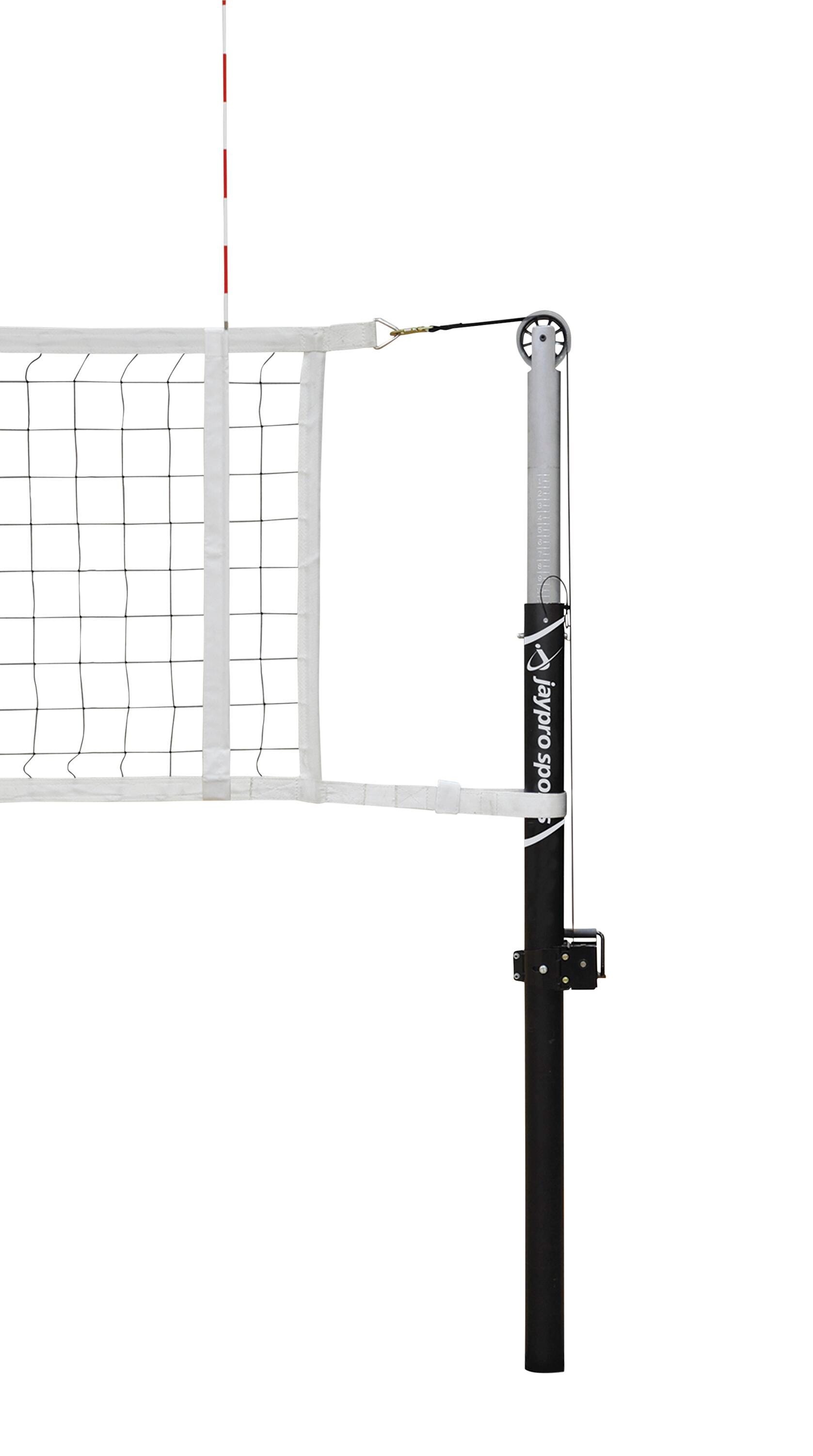 Jaypro Canadian 3-1/2 Inch Featherlite Volleyball Net System 4001832